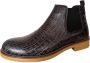 Online Express Schoenen Nieuwe Collectie Chelsea boots Exclusief Klassieke Sport heren laarzen Casual Comfort Mannenschoenen 507 LEATHER Zwart met grijs - Thumbnail 2