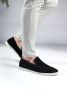 Cotton District Suede Loafers Laag Zwart Herenschoenen - Thumbnail 2