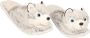 Dieren husky hond sloffen pantoffels voor kinderen Wit - Thumbnail 6