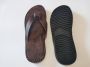 El Jardin Bruine slipper Leatherlook Uitgaan Comfort Teenslipper Donkerbruin - Thumbnail 3