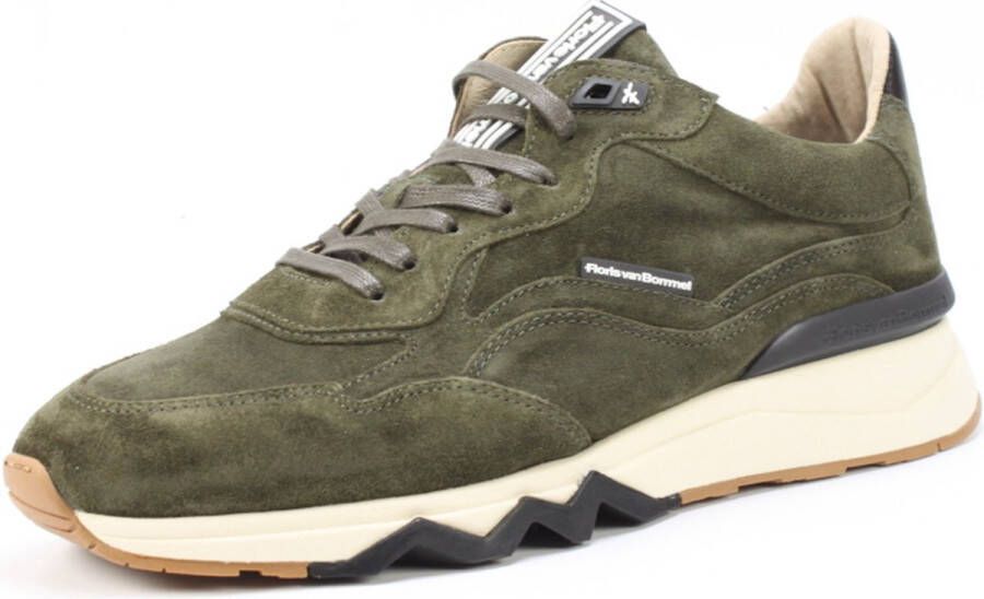 Floris van Floris van Bommel van Floris van Bommel Sneakers Heren Lage sneakers Herenschoenen Suède SFM-10136 Groen - Foto 10