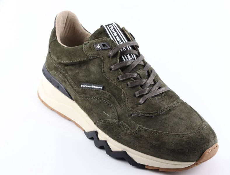 Floris van Floris van Bommel van Floris van Bommel Sneakers Heren Lage sneakers Herenschoenen Suède SFM-10136 Groen - Foto 13