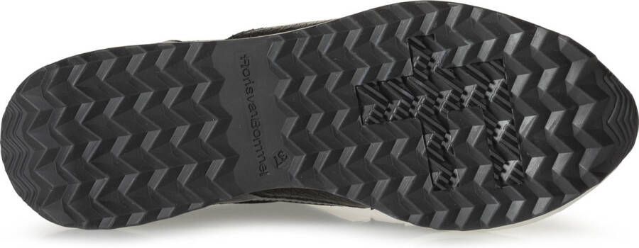 Floris Van Bommel Sfw-10082 Lage sneakers Leren Sneaker Dames Zwart