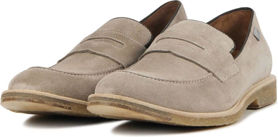 Floris van Floris van Bommel van Floris van Bommel Instappers Heren Instapschoenen Herenschoenen Suède SFM-40017 Bruin