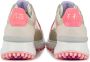 Floris van Floris van Bommel van Floris van Bommel Sneakers Dames Lage sneakers Damesschoenen Leer SFW-10099 mesh Beige combi - Thumbnail 10