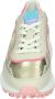 Floris van Floris van Bommel van Floris van Bommel Sneakers Dames Lage sneakers Damesschoenen Leer SFW-10099 mesh Beige combi - Thumbnail 11