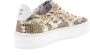 Floris van Floris van Bommel van Floris van Bommel Sneakers Dames Lage sneakers Damesschoenen Leer SFW-10106 print Slangenprint Goud - Thumbnail 13