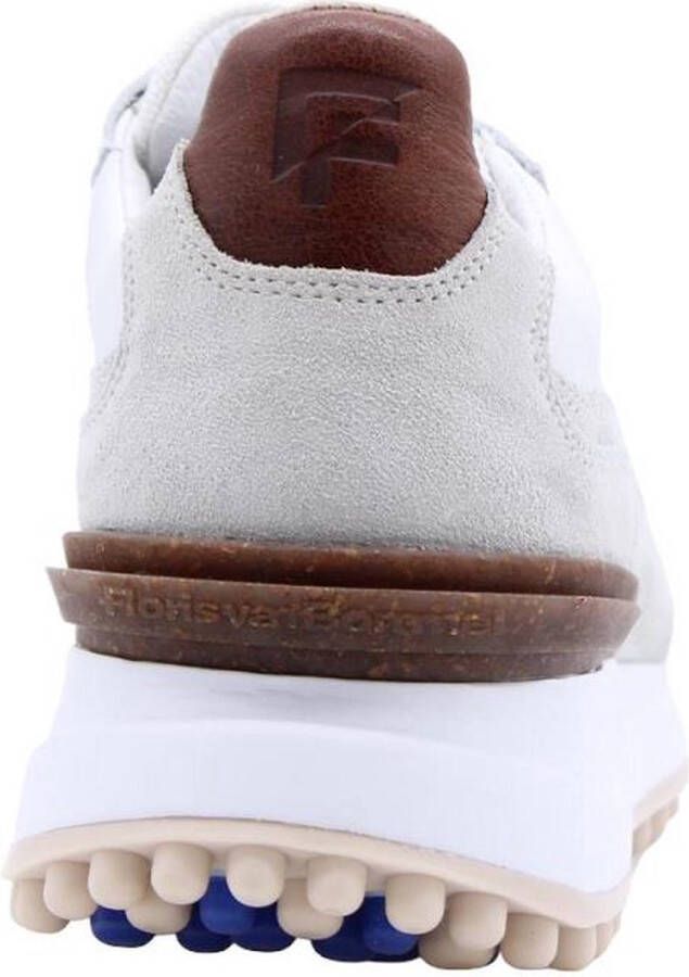 Floris van Floris van Bommel van Floris van Bommel Sneakers Heren Lage sneakers Herenschoenen Leer SFM-10159 Wit