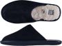 Merkloos Sans marque Heren instap sloffen pantoffels navy blauw - Thumbnail 2