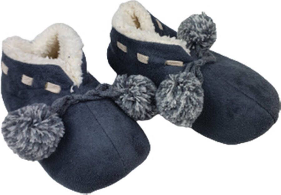 Laag Model Pantoffel Balletjes Grijs