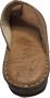 lisa 4 cm hoogte lederen comfort teen slippers W107-1880 Camel - Thumbnail 2