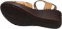 Manlisa velcro dames sandaal cognac - Thumbnail 3