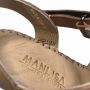 Manlisa velcro dames sandaal cognac - Thumbnail 4