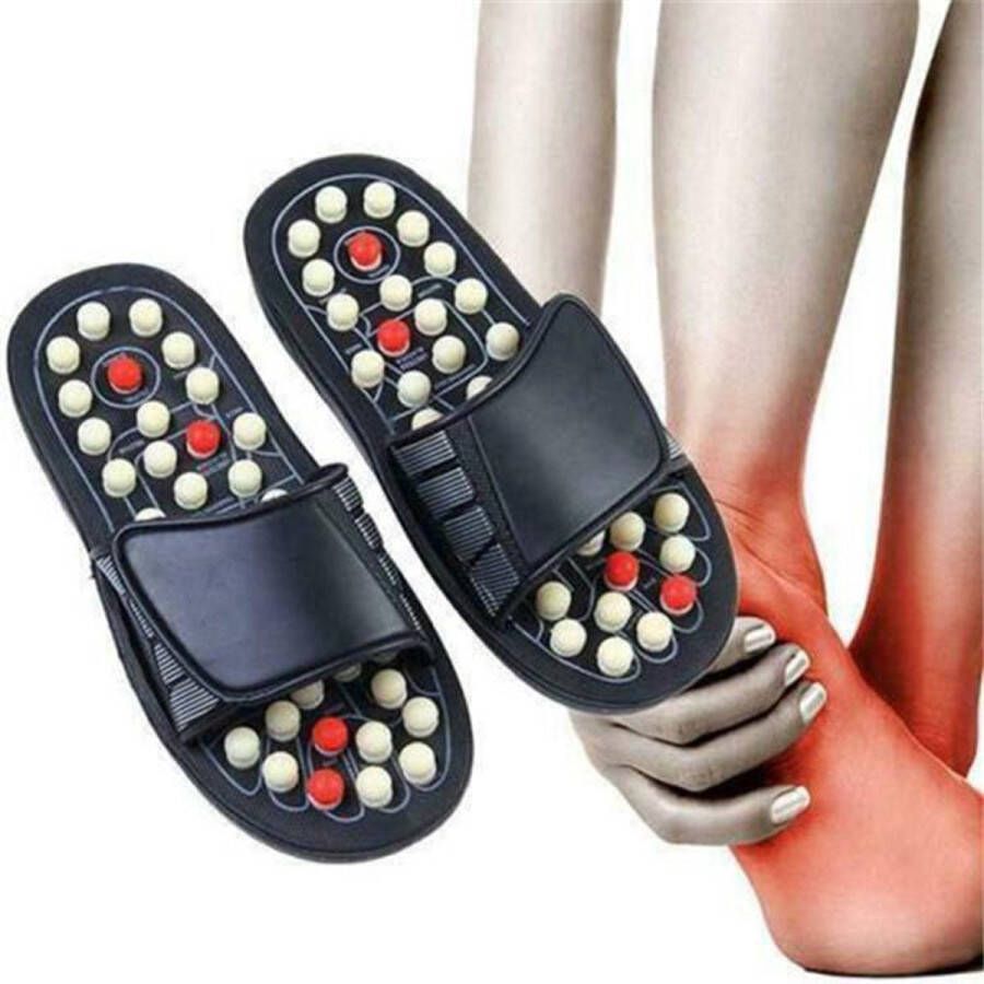 Merkloos Sans marque Massage Slippers Voor Voetmassage Via Acupressuur Acupunctuur Gezondheidsslippers Met Uitdraaibare Noppen Schoenen