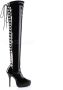 Pleaser INDULGE-3063 Plateau overknee Laarzen 39 Shoes Zwart - Thumbnail 2