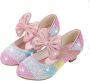Prinsessen schoenen regenboog roze glitter binnen cm bij jurk verkleedkleding - Thumbnail 2