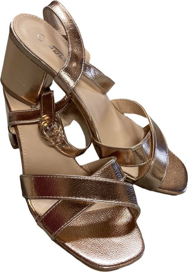 Sandalen rosé goud