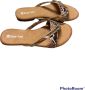 Merkloos Sans marque Teenslippers snakeprint studs - Thumbnail 2