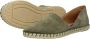 Verbenas Carmen suède espadrilles kaki - Thumbnail 15