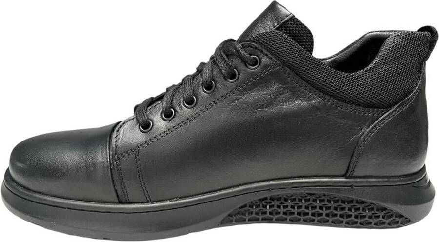 Online Express Veterschoenen- Herenschoenen- Nette sportieve schoenen 018- Leather- Zwart