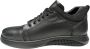 Online Express Schoenen Veterschoenen Jongens LITE HYBRID Sportieve Casual Schoenen 018 Echt leer Zwart - Thumbnail 2