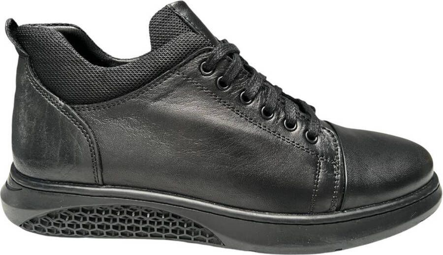 Online Express Veterschoenen- Herenschoenen- Nette sportieve schoenen 018- Leather- Zwart