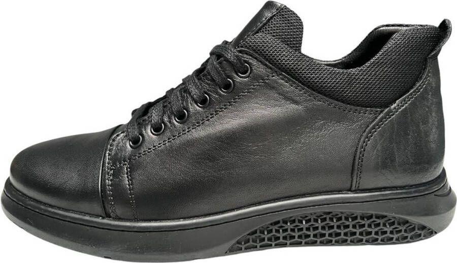 Online Express Veterschoenen- Herenschoenen- Nette sportieve schoenen 018- Leather- Zwart
