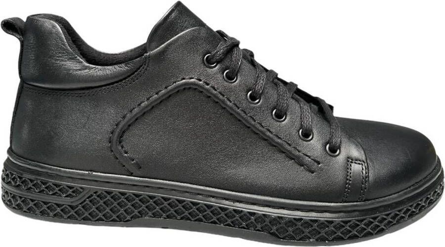Online Express Schoenen Veterschoenen Jongens LITE HYBRID Sportieve Casual Schoenen 019 Echt leer Zwart - Foto 2