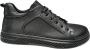 Online Express Schoenen Veterschoenen Jongens LITE HYBRID Sportieve Casual Schoenen 019 Echt leer Zwart - Thumbnail 2