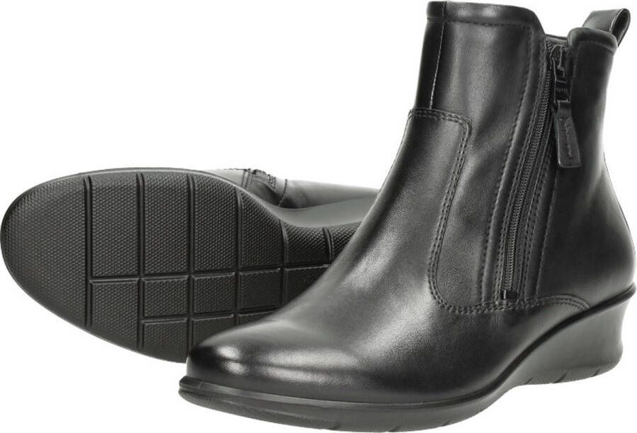 ECCO Enkellaars Zwart Dames