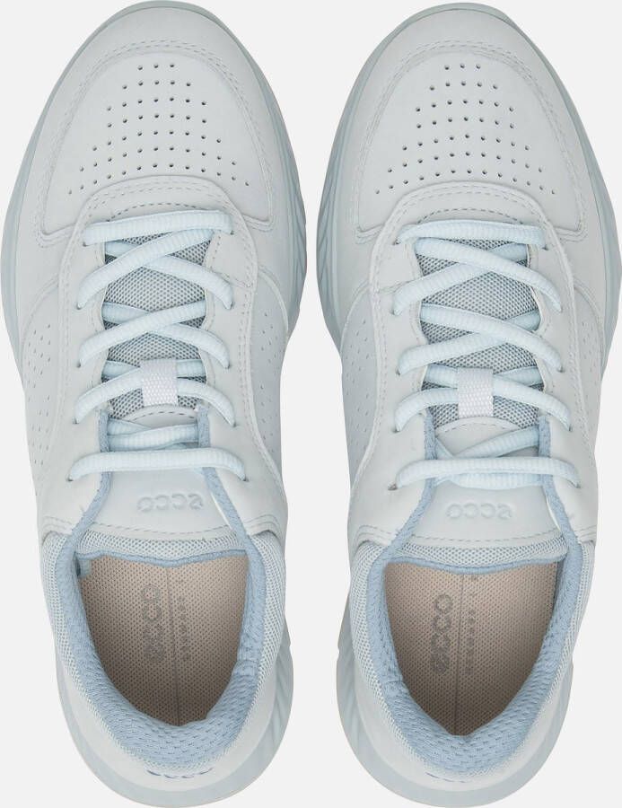 ECCO Exostride W Sneakers blauw Nubuck Dames