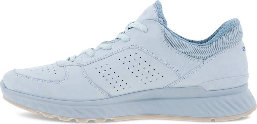 ECCO Exostride W Sneakers blauw Nubuck Dames