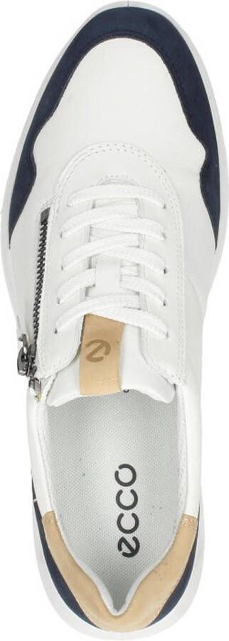 ECCO Flexfure Runner dames sneaker Wit blauw - Foto 6