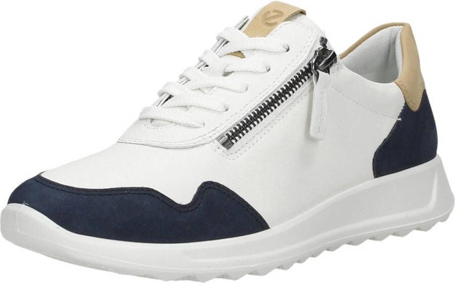 ECCO Flexfure Runner dames sneaker Wit blauw - Foto 7