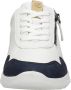 ECCO Flexfure Runner dames sneaker Wit blauw - Thumbnail 8