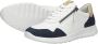 ECCO Flexfure Runner dames sneaker Wit blauw - Thumbnail 9