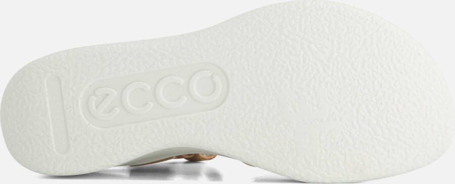 ECCO Flowt Wedge Cork Sandalen beige Nubuck Dames