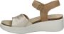 ECCO Flowt Wedge Cork Sandalen beige Nubuck Dames - Thumbnail 6