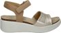 ECCO Flowt Wedge Cork Sandalen beige Nubuck Dames - Thumbnail 7