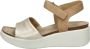 ECCO Flowt Wedge Cork Sandalen beige Nubuck Dames - Thumbnail 35