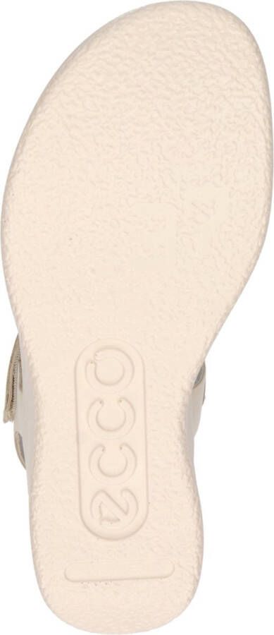 ECCO Flowt Wedge LX sandalen met sleehak beige