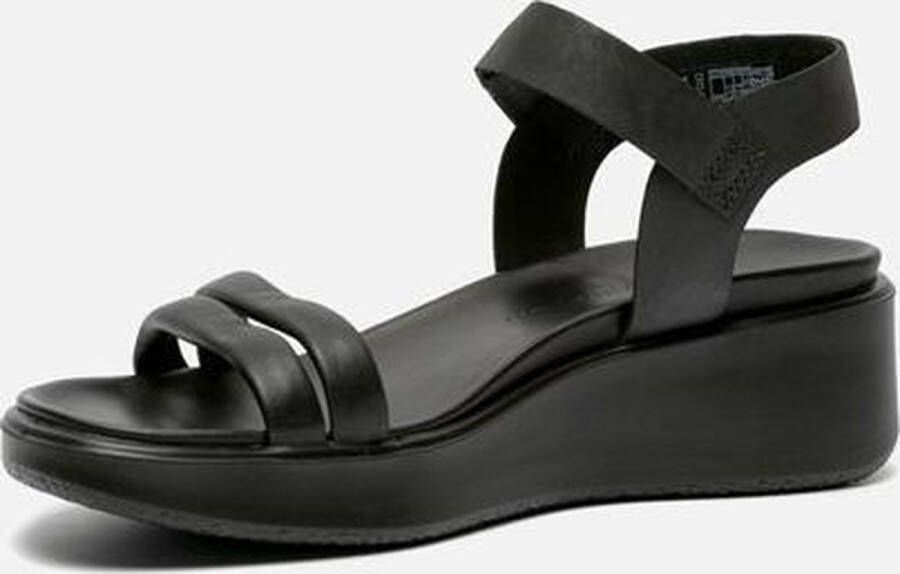Ecco Sleehaksandaaltjes FLOWT WEDGE LX W sandaal zomerschoen klitschoen met wig-hak - Foto 4