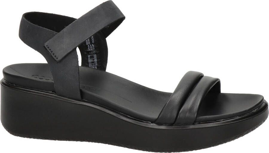 Ecco Sleehaksandaaltjes FLOWT WEDGE LX W sandaal zomerschoen klitschoen met wig-hak - Foto 8