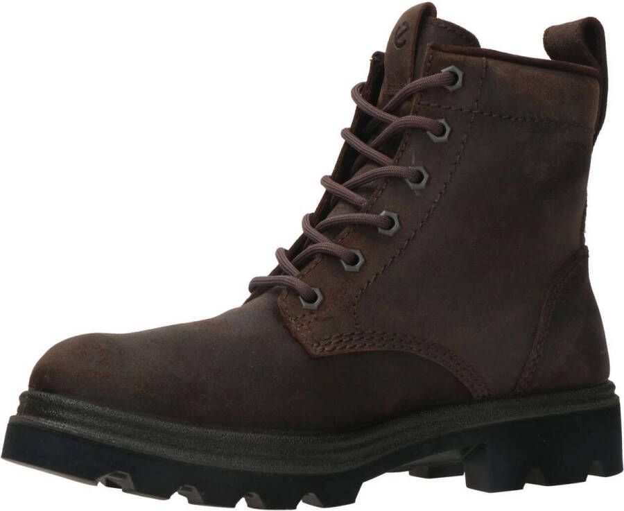 ECCO Grainer Veterboot Vrouwen Bruin