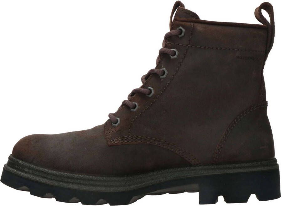ECCO Grainer Veterboot Vrouwen Bruin