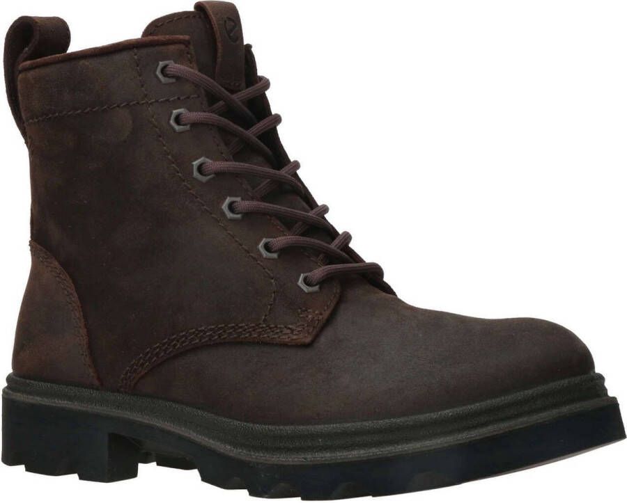 ECCO Grainer Veterboot Vrouwen Bruin