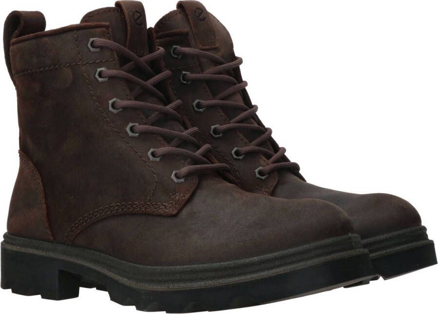 ECCO Grainer Veterboot Vrouwen Bruin