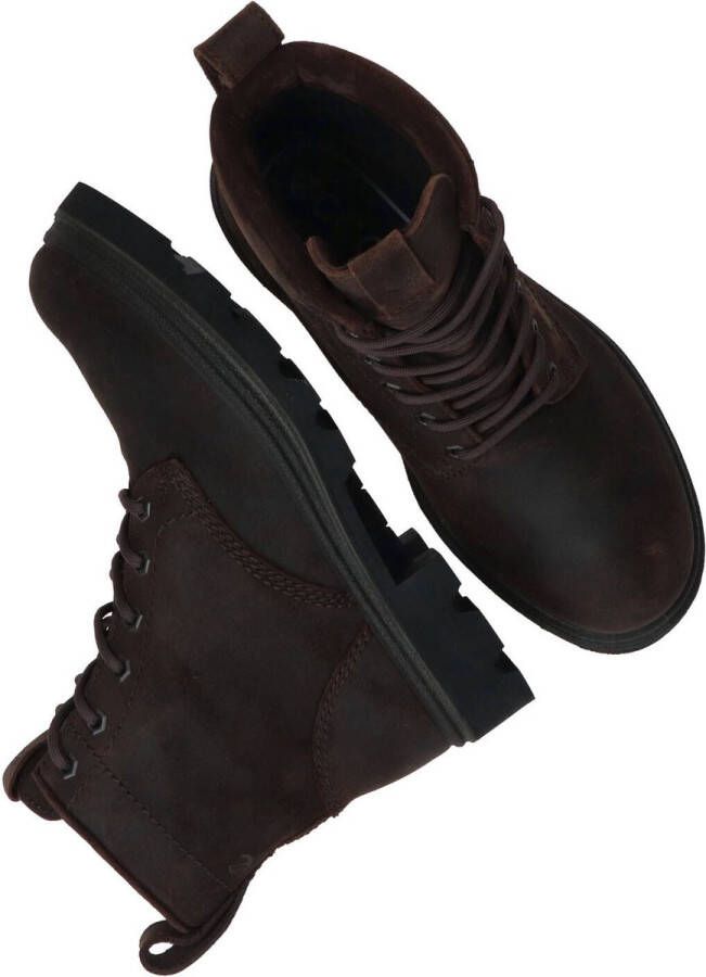 ECCO Grainer Veterboot Vrouwen Bruin
