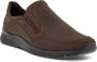 ECCO Instappers Bruin Nubuck 322402 Heren Nubuck - Thumbnail 8