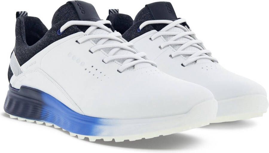 ECCO M Golf S-Three Golf Shoe White Blue